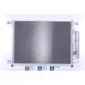 Condenseur, climatisation NISSENS 94641 pour CHEVROLET KALOS 1.4 - 83cv