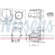 NISSENS 955055 - Corps papillon