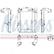 Intercooler, échangeur NISSENS [961314]