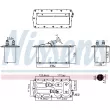 Intercooler, échangeur NISSENS [96158]