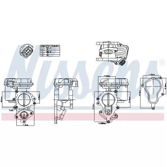 Vanne EGR NISSENS 98156