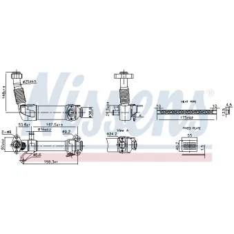 NISSENS 989280 - Radiateur, réaspiration des gaz d'échappement