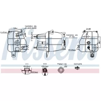 NISSENS 996307 - Vase d'expansion, liquide de refroidissement