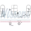 Vase d'expansion, liquide de refroidissement NISSENS [996332]