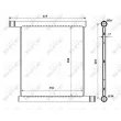 NRF 53598 - Radiateur, refroidissement du moteur