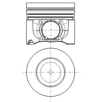 Piston MAHLE 028 PI 00178 000
