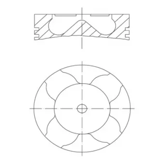 MAHLE 229 58 02 - Piston