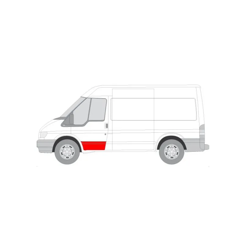 Garniture de porte avant gauche BLIC 6015-00-2509121P - Visuel 1