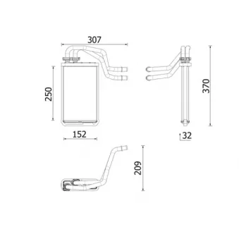 MAHLE AH 335 000P - Système de chauffage