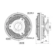Embrayage, ventilateur de radiateur MAHLE [CFC 12 000S]