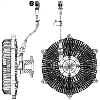 Embrayage, ventilateur de radiateur MAHLE CFC 213 000P