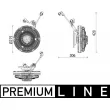 MAHLE CFC 259 000P - Embrayage, ventilateur de radiateur