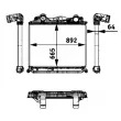 MAHLE CI 119 000P - Intercooler, échangeur