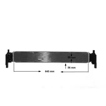 Radiateur basse température, intercooler MAHLE CIR 4 000S