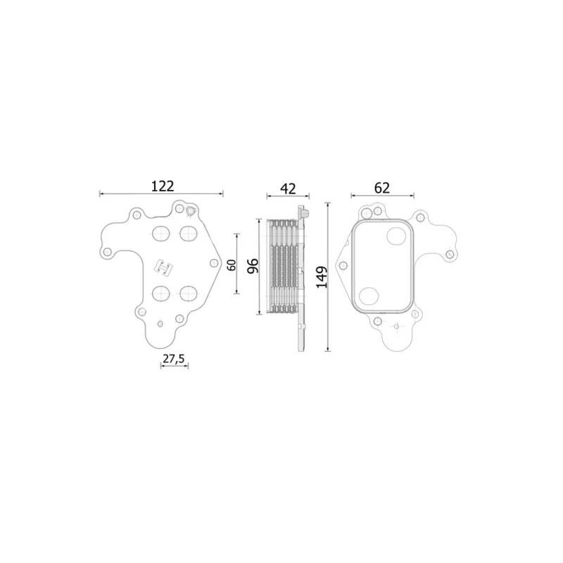 Radiateur d'huile MAHLE CLC 273 000S - Visuel 1