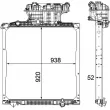 MAHLE CR 1040 000P - Radiateur, refroidissement du moteur
