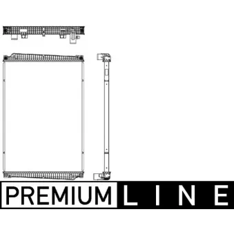 MAHLE CR 1150 000P - Radiateur, refroidissement du moteur
