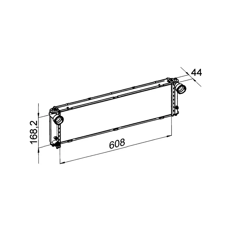 Radiateur, refroidissement du moteur MAHLE CR 1394 000P - Visuel 2