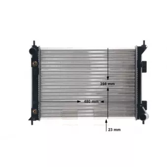 Radiateur, refroidissement du moteur MAHLE CR 2107 000S pour KIA VENGA 1.6 16V - 125cv
