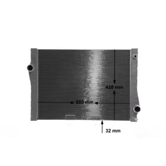 Radiateur, refroidissement du moteur MAHLE OEM 17118654431