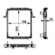 MAHLE CR 708 000P - Radiateur, refroidissement du moteur