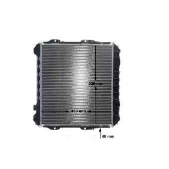 MAHLE CR 758 001S - Radiateur, refroidissement du moteur