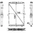 MAHLE CR 819 000P - Radiateur, refroidissement du moteur