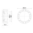 MAHLE CRTC 3 000S - Bouchon, réservoir de liquide de refroidissement