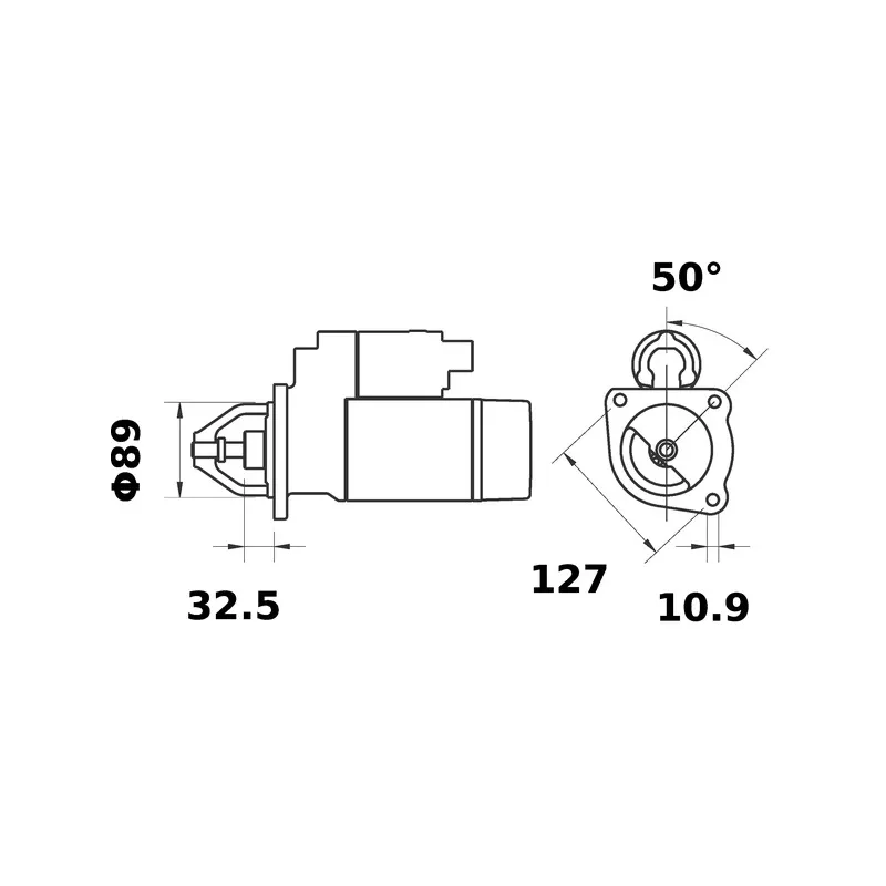 Démarreur MAHLE MS289 - Visuel 1