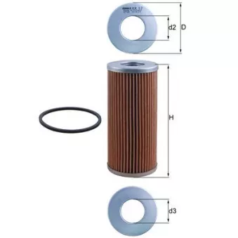 Filtre à huile MAHLE OEM 1190493
