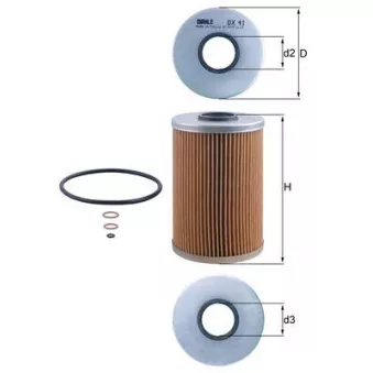 Filtre à huile MAHLE OEM 5004282