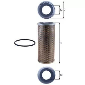 Filtre à huile MAHLE OEM 30217