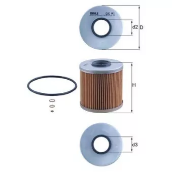 Filtre à huile MAHLE OEM 11421709865