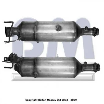 Filtre à particules / à suie, échappement BM CATALYSTS OEM 1731X0