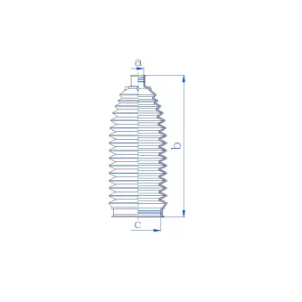 Joint-soufflet, direction DA SILVA OEM 4553569025