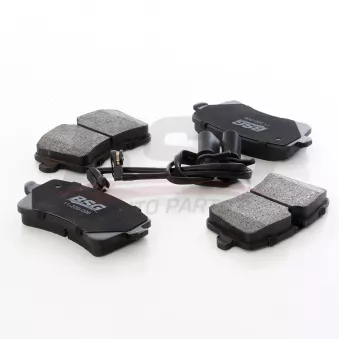 Jeu de 4 plaquettes de frein arrière BSG OEM 4G0698451C