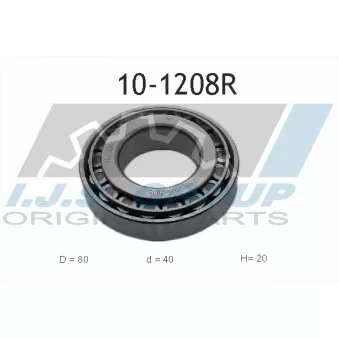 IJS GROUP 10-1208R - Roulement de roue