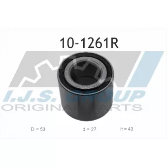 IJS GROUP 10-1261R - Roulement de roue