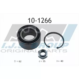 IJS GROUP 10-1266 - Roulement de roue avant