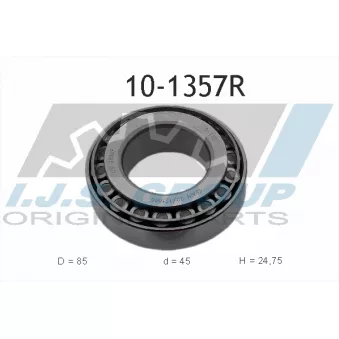 IJS GROUP 10-1357R - Roulement de roue