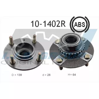IJS GROUP 10-1402R - Roulement de roue