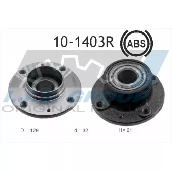 IJS GROUP 10-1403R - Roulement de roue