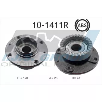 IJS GROUP 10-1411R - Roulement de roue