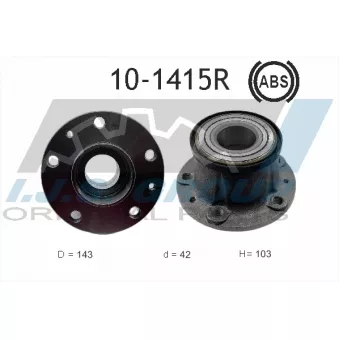 IJS GROUP 10-1415R - Roulement de roue