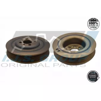 Poulie, vilebrequin IJS GROUP 17-1008 pour AUDI A4 2.0 - 130cv