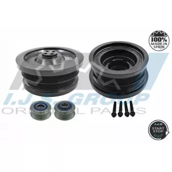 Kit de poulies, vilebrequin IJS GROUP 17-1035KSET pour SUBARU SVX 330 xd - 184cv