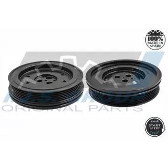 Poulie, vilebrequin IJS GROUP 17-1194 pour FORD TRANSIT 2.0 TDCi - 125cv