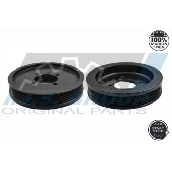 Poulie, vilebrequin IJS GROUP 17-1226 pour OPEL ASTRA 1.7 CDTI - 110cv