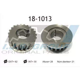 Poulie renvoi/transmission, courroie crantée IJS GROUP OEM 0513a2
