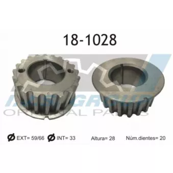 IJS GROUP 18-1028 - Roue dentée, vilebrequin
